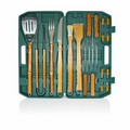 18 Piece Deluxe BBQ Utensil Set in Hard Case